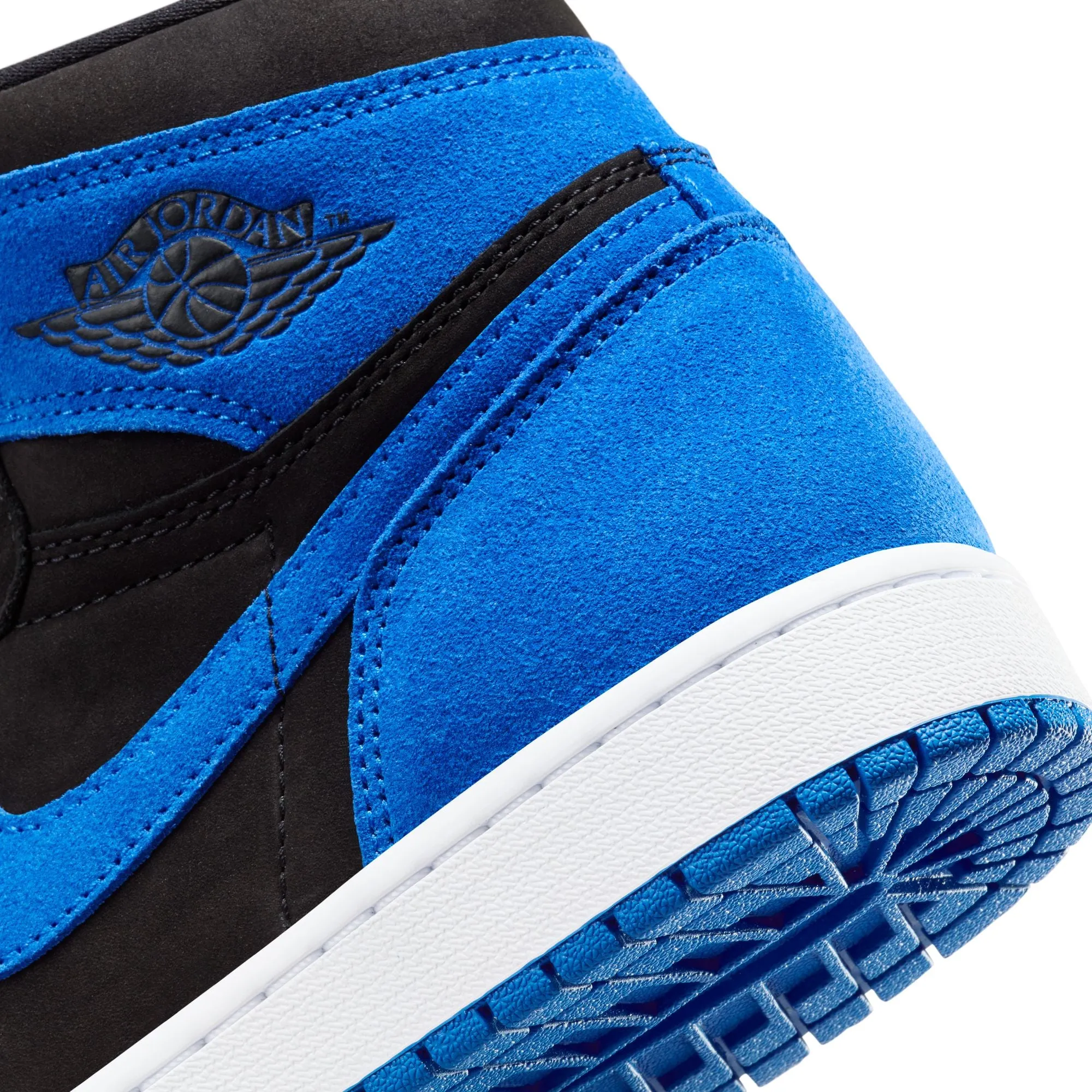 Men's Air Jordan 1 Retro High OG-BLACK/ROYAL BLUE-WHITE-ROYAL BLUE