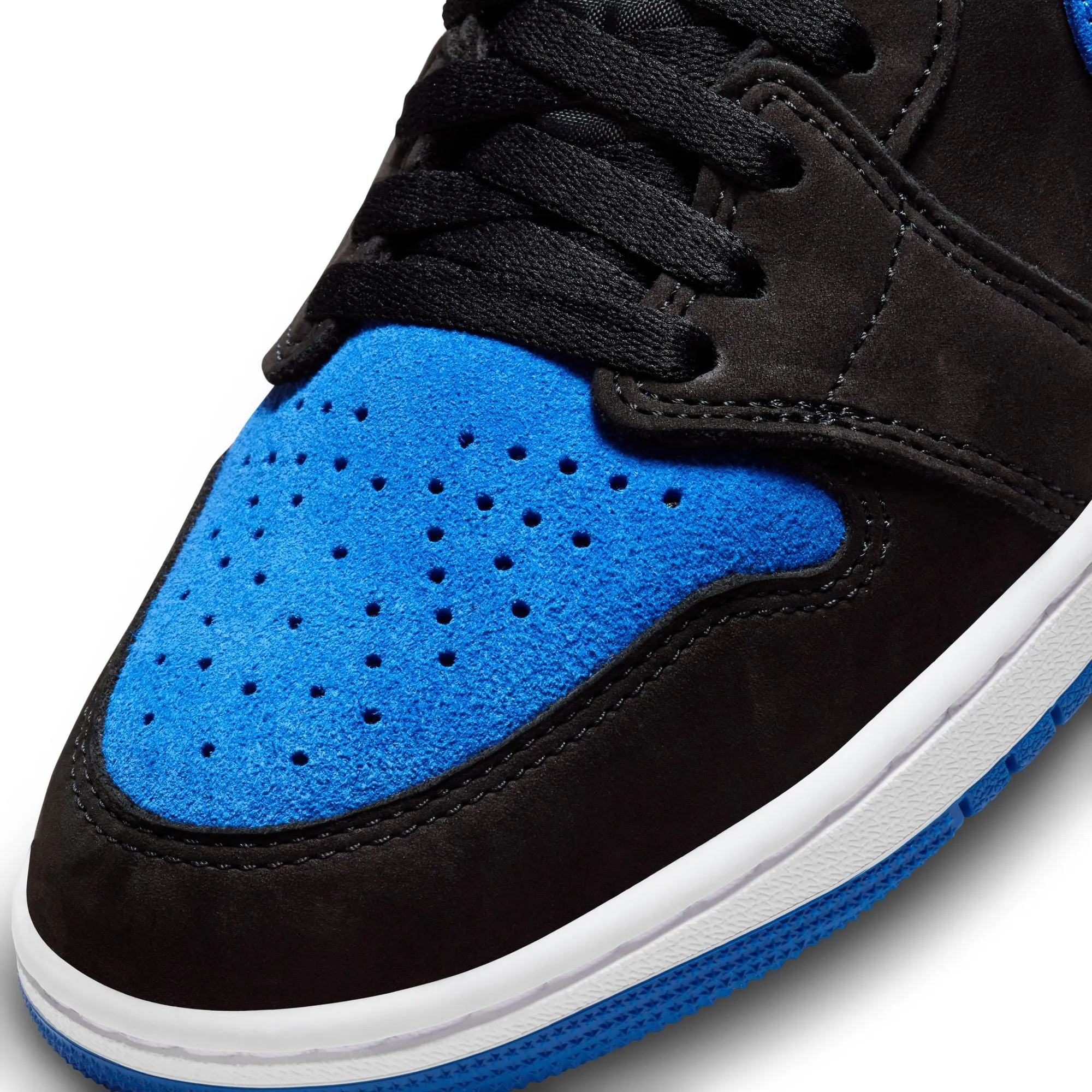 Men's Air Jordan 1 Retro High OG-BLACK/ROYAL BLUE-WHITE-ROYAL BLUE