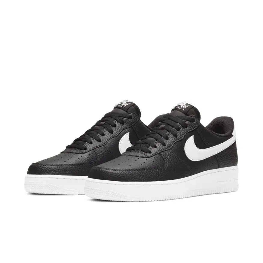 Men's Nike Air Force 1'07 - BLACK/WHITE