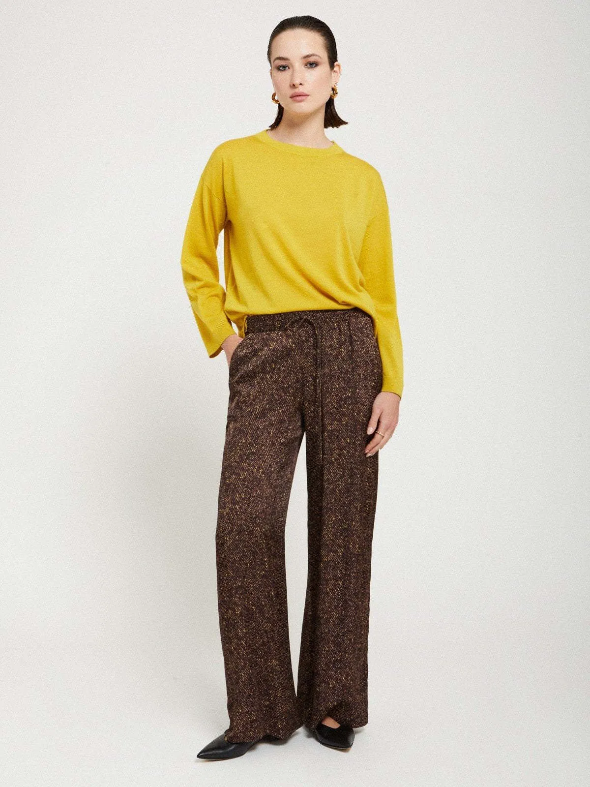 Merino Wool Sweater - Acid Yellow