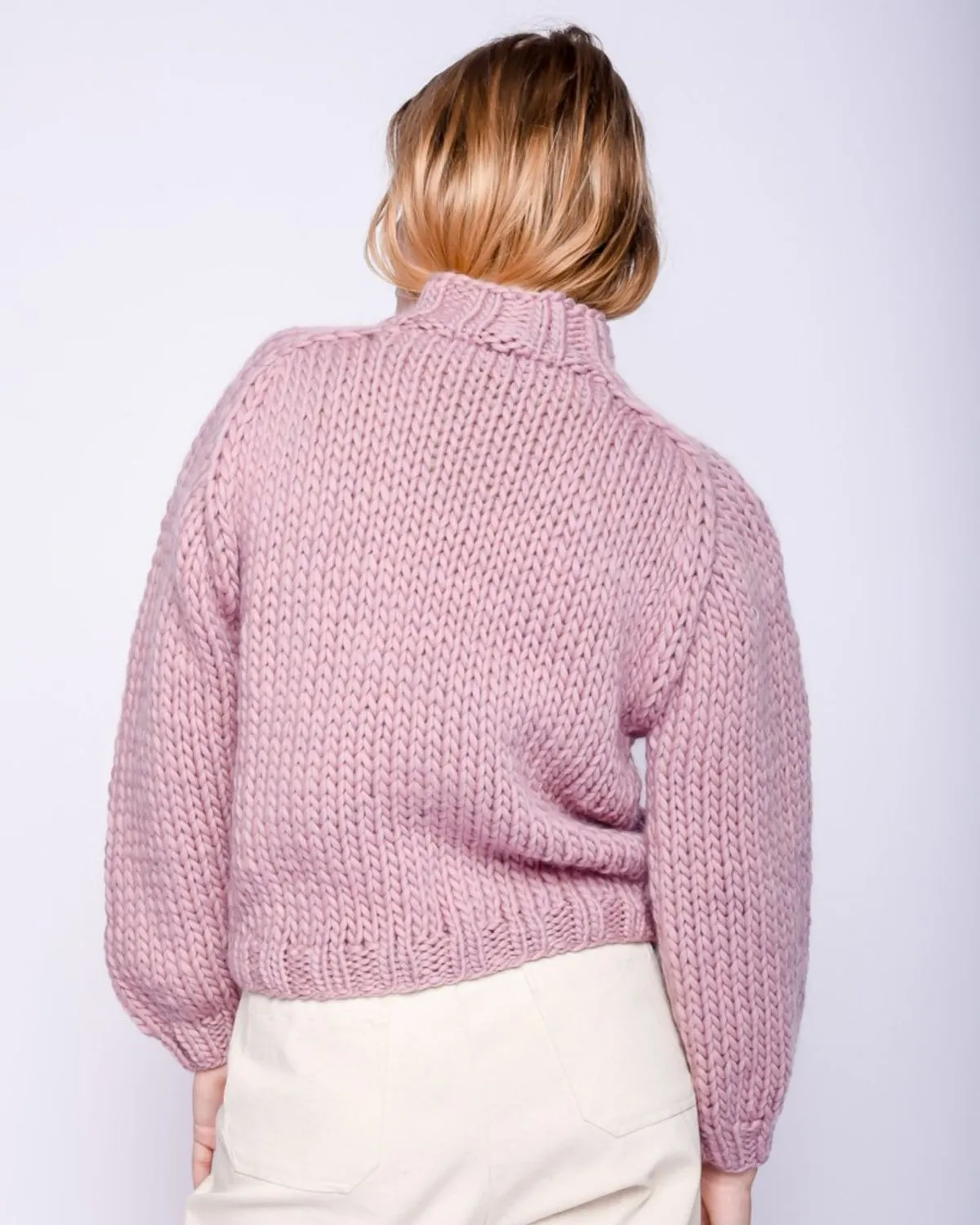 Merino wool Sweater - mauve