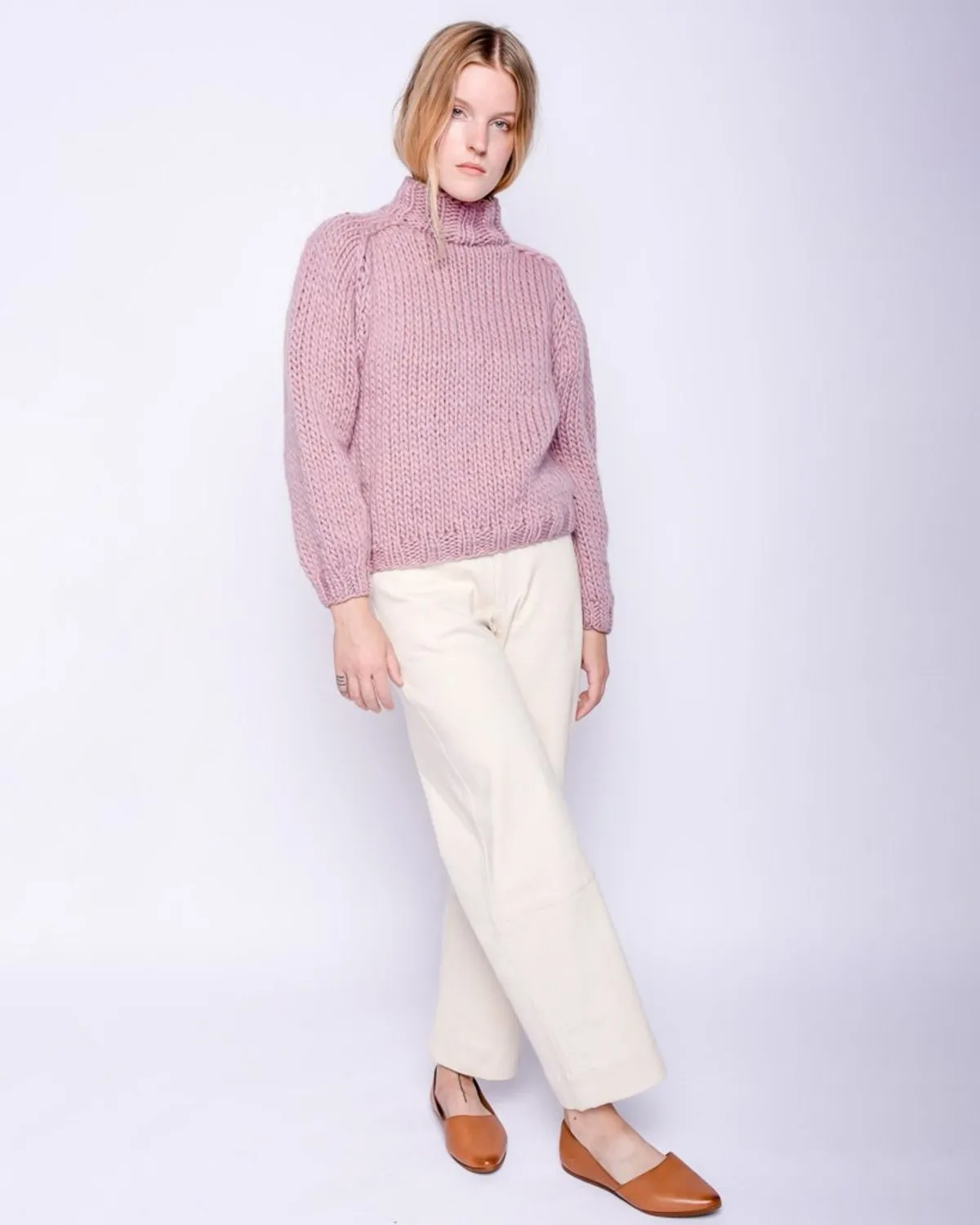 Merino wool Sweater - mauve