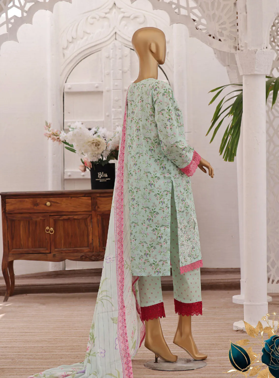 Minakari By Aifa Embroidered Lawn 3 Piece Unstitched Suit AI24M AF-BD-24301