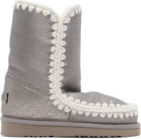 Mou Gray Suede Boots