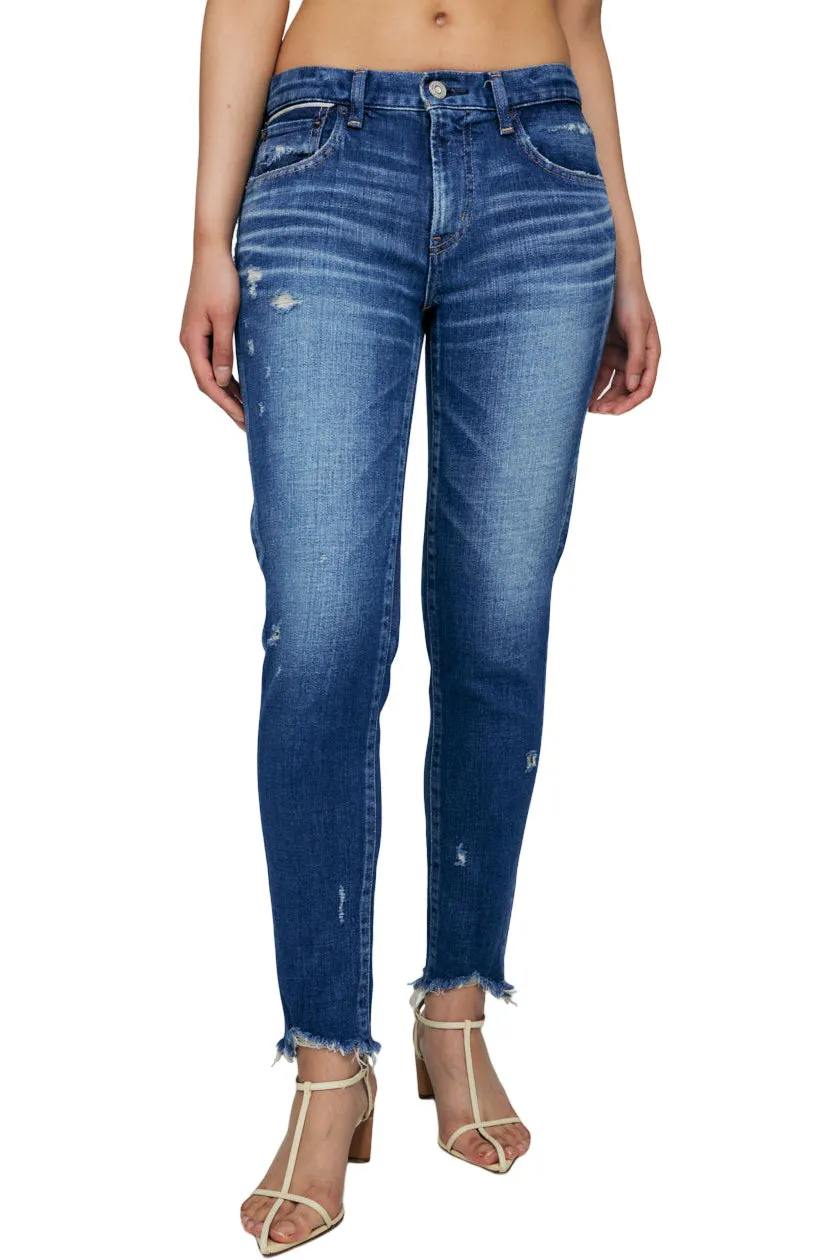 Moussy Denim Daleville Skinny Jeans in Blue