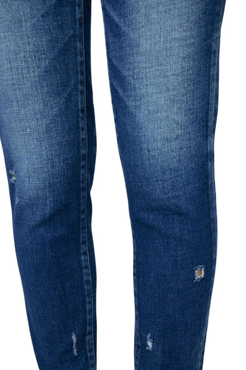 Moussy Denim Daleville Skinny Jeans in Blue