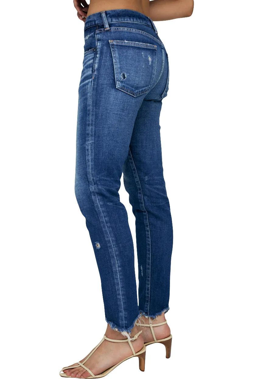 Moussy Denim Daleville Skinny Jeans in Blue