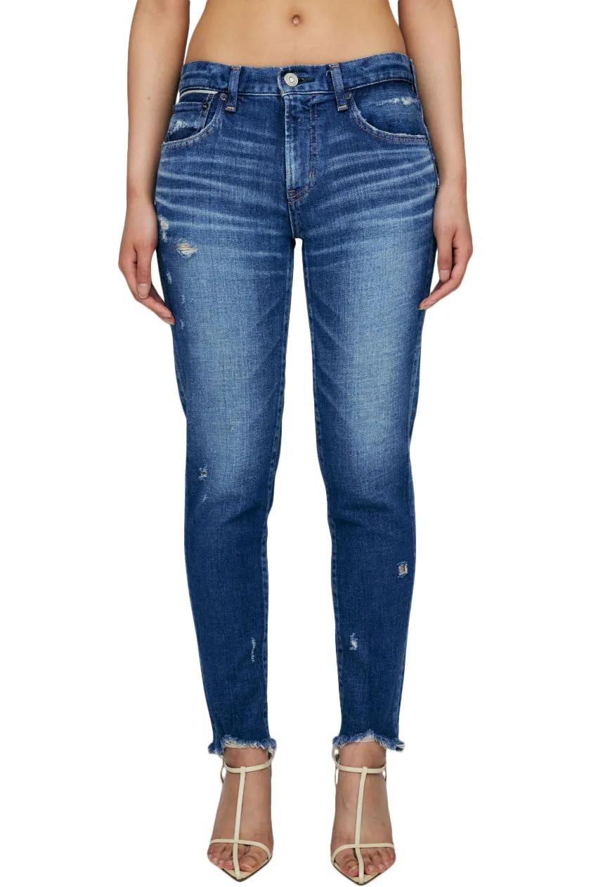 Moussy Denim Daleville Skinny Jeans in Blue