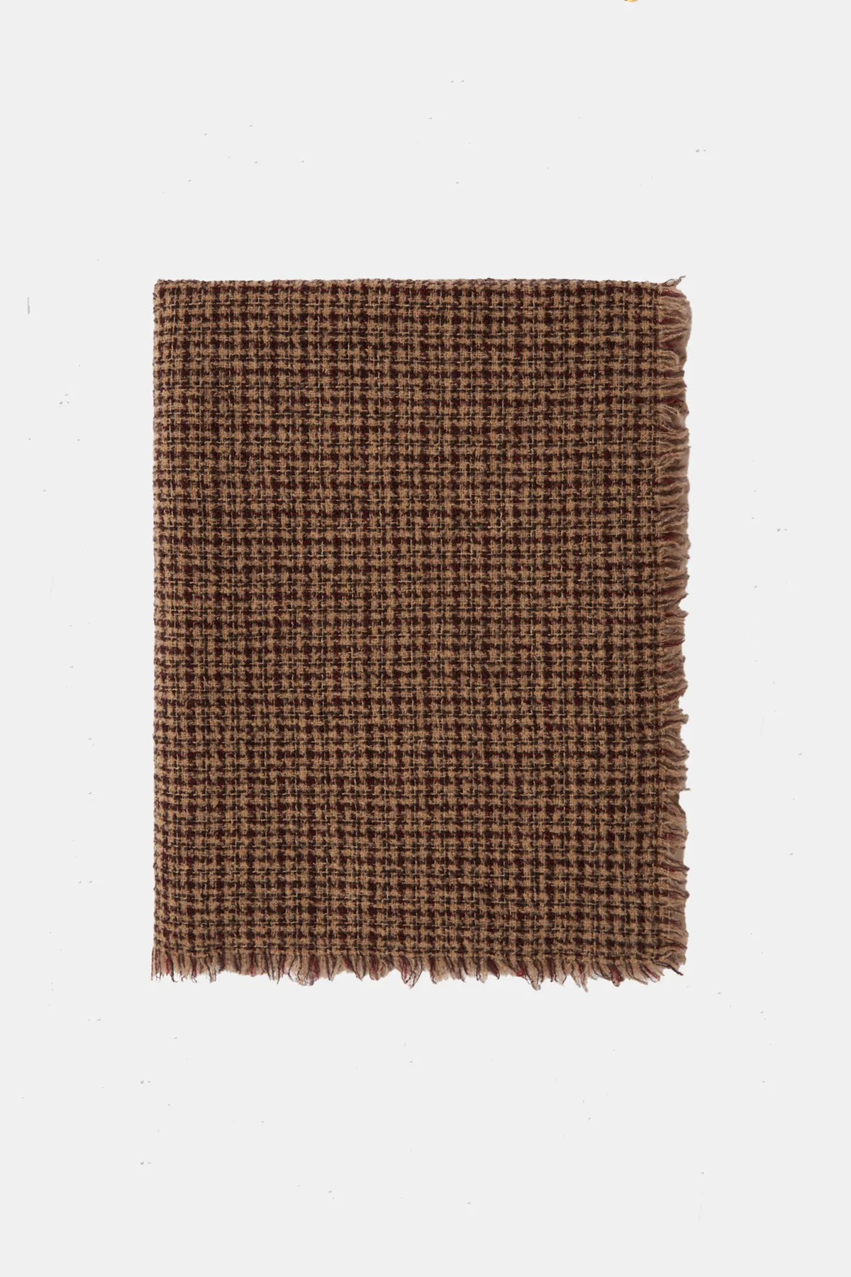 Nicolas Scarf - Camel/Burgundy