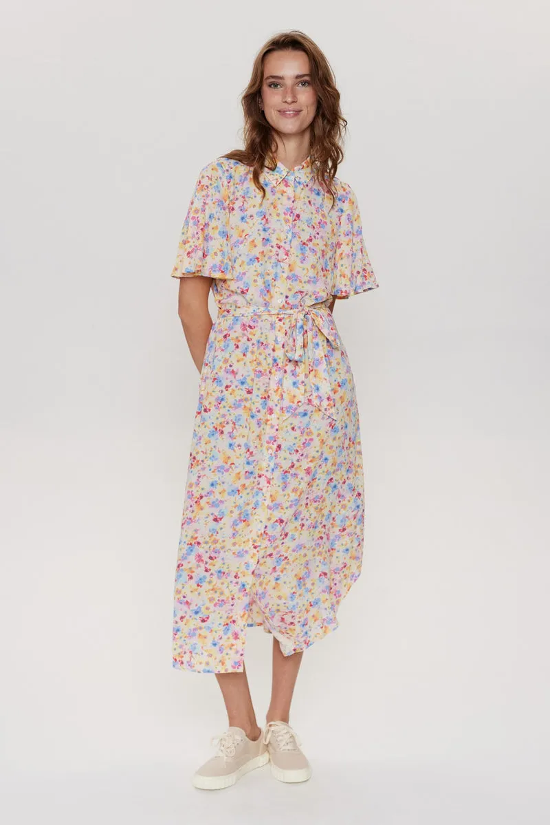 Numph Numilena Limelight Shirt Dress