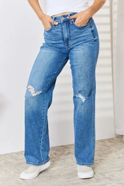 Octavia Straight-Leg Jeans