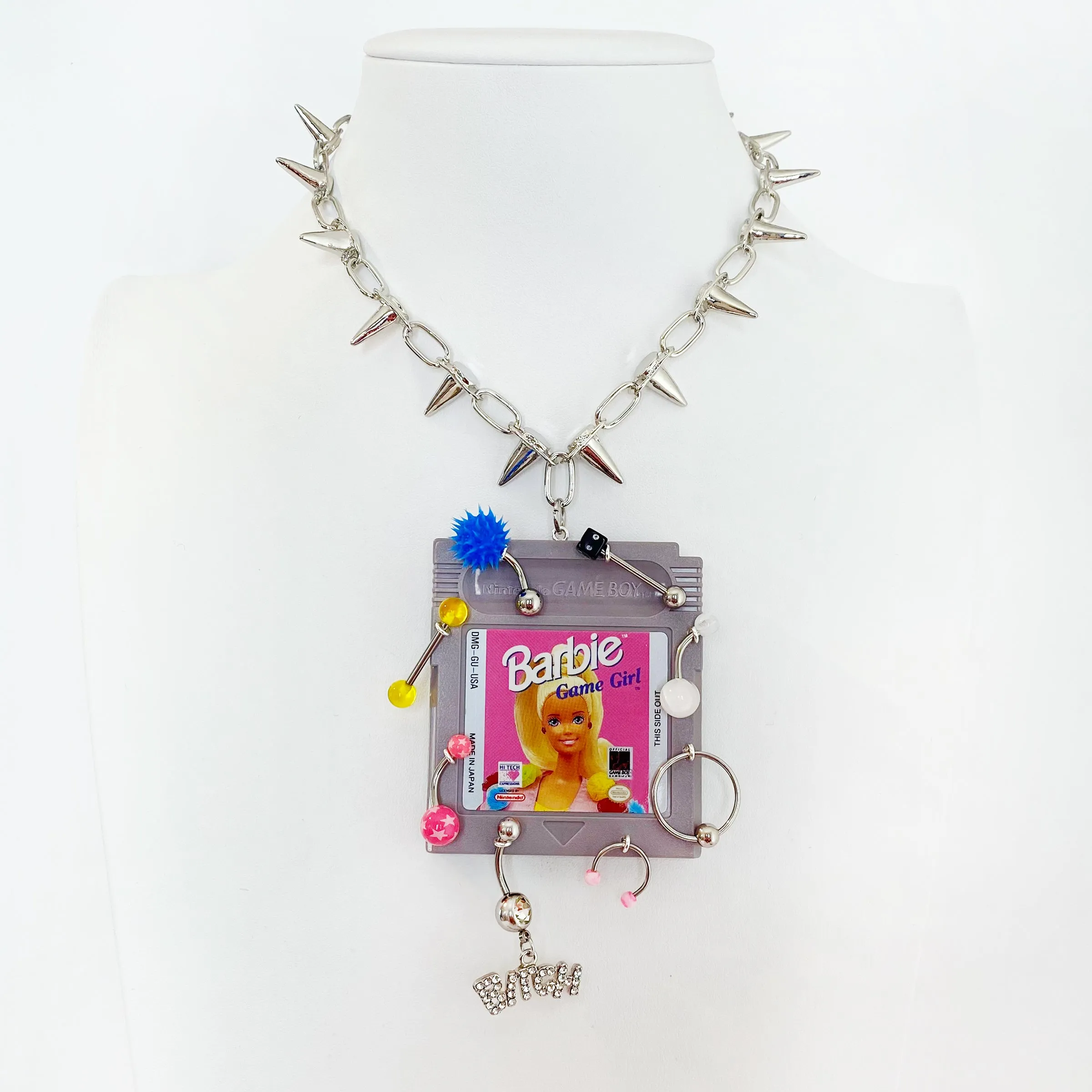 Pierced Barbie Vintage Remix Charm Necklace