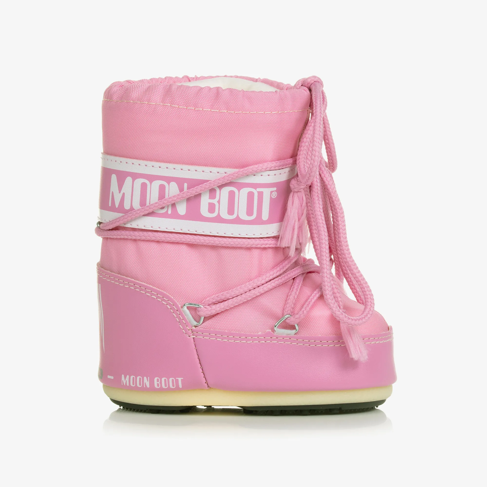 Pink Mini Nylon Snow Boots