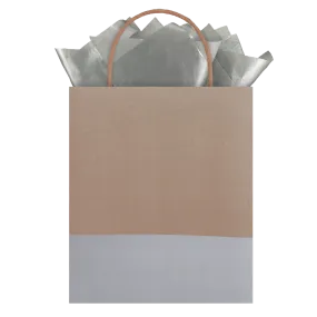 Polished Dipped Kraft Tote Gift Bag