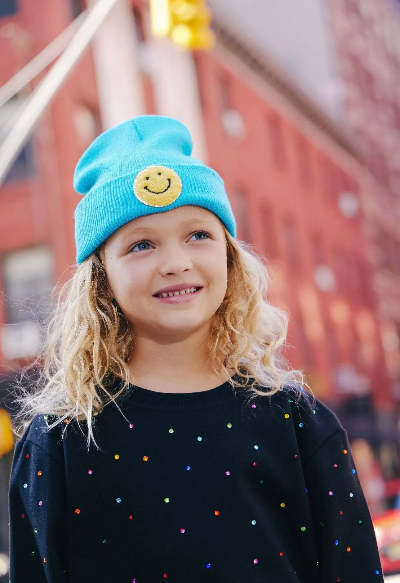 Rainbow Happy Beanies