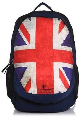 Rainco Flag Blue Backpack / School Bag by President Bags