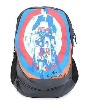 Rainco Vespa Blue Backpack / School Bag by President Bags