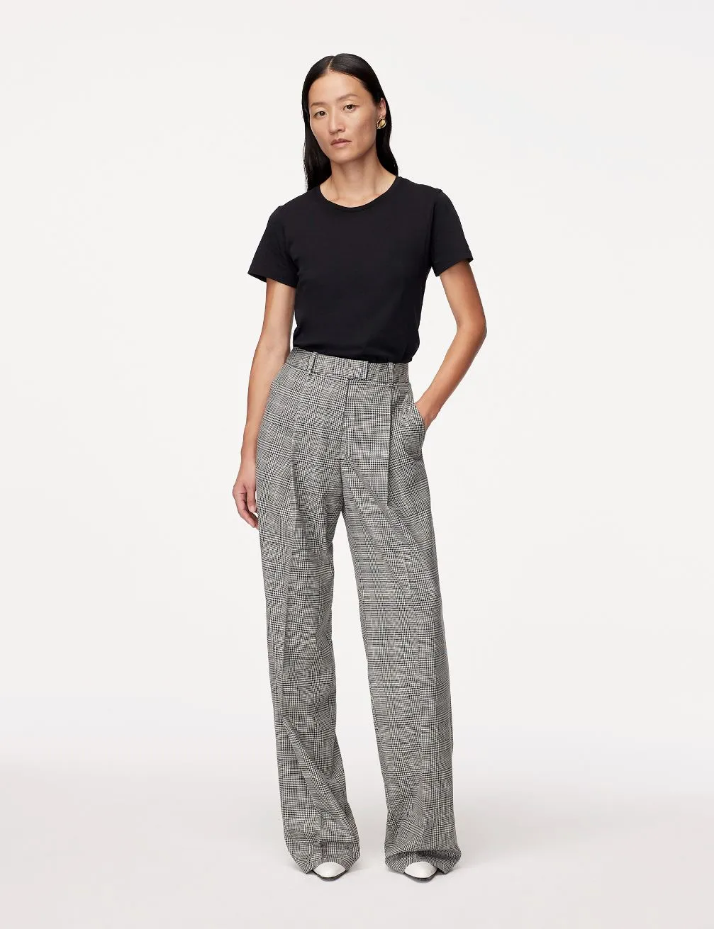 Relaxed Wide Leg Pant