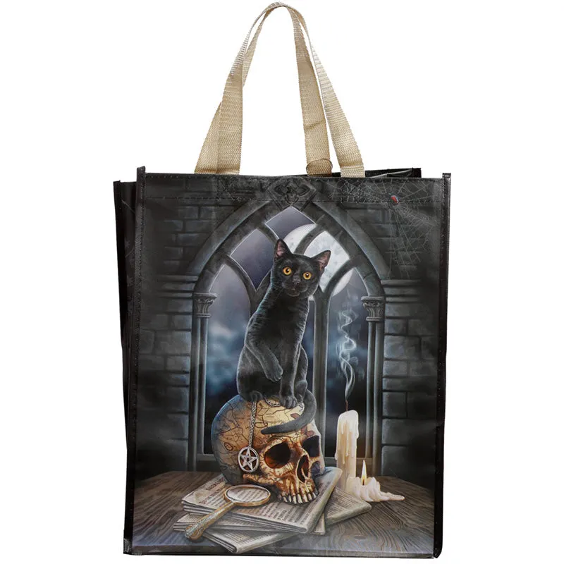 Reusable Shopping Bag - Lisa Parker Spirits of Salem Cat NWBAG78