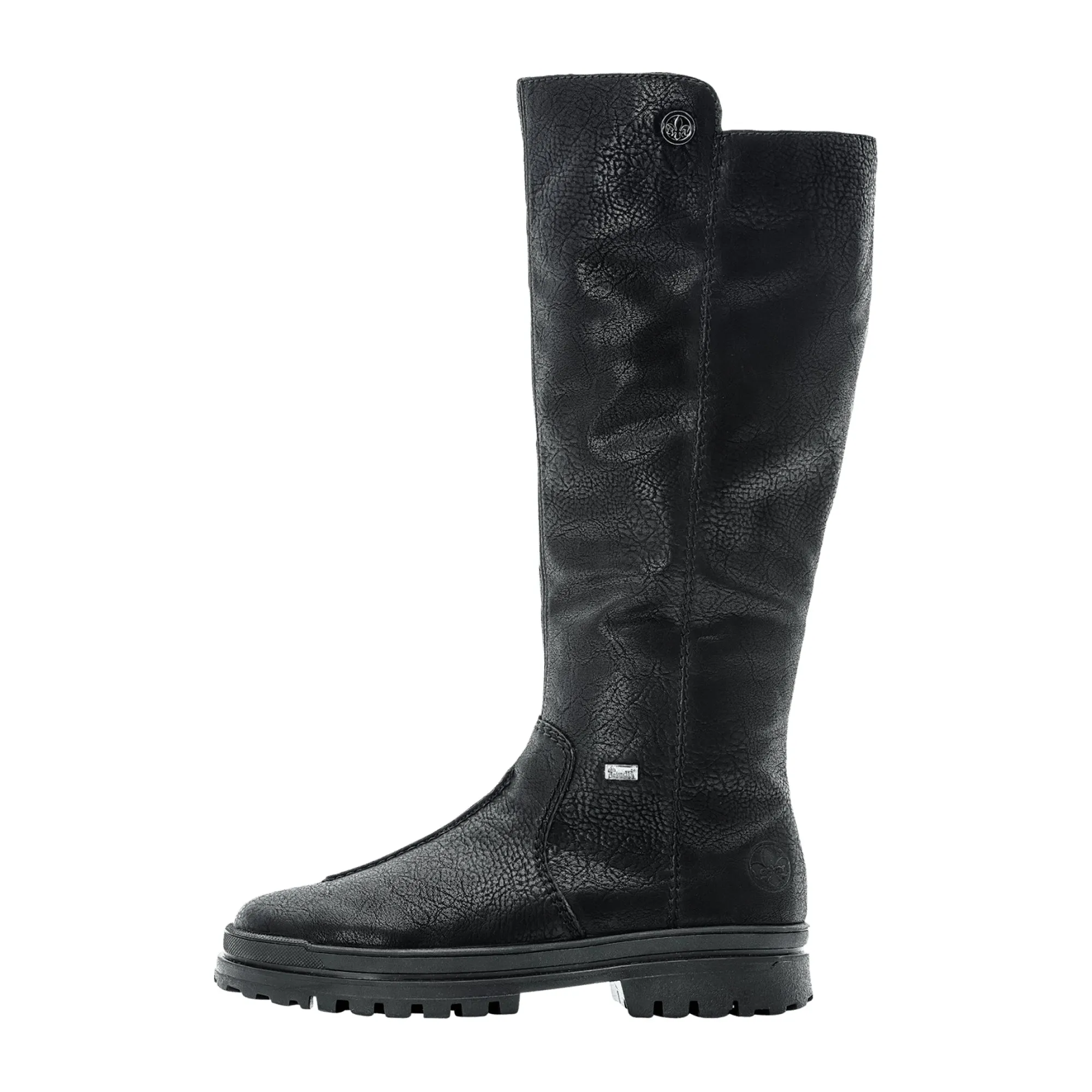 Rieker HWK Women's Black Boots for Fall Winter Normal Width Comfortable