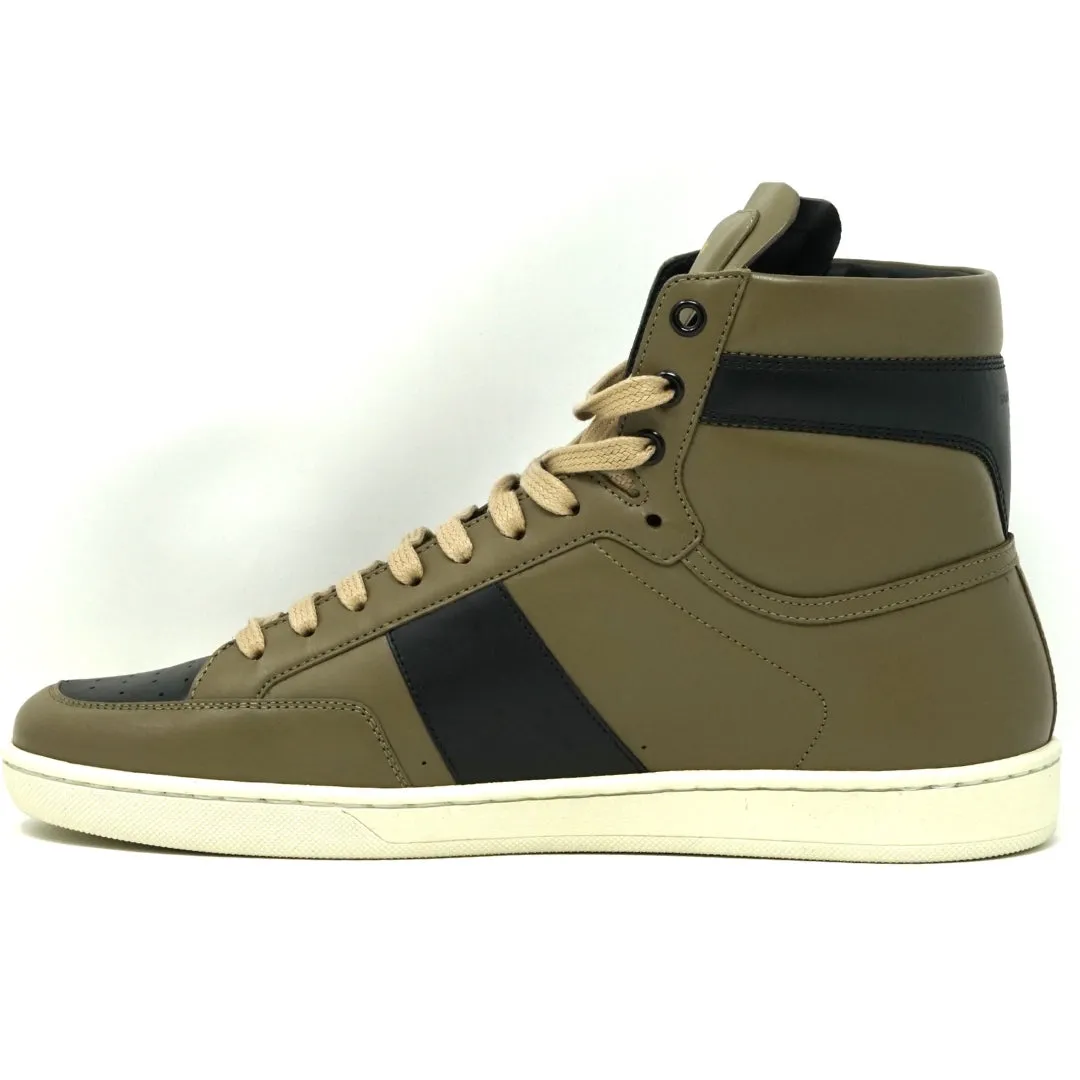 Saint Laurent Green High Top Sneaker