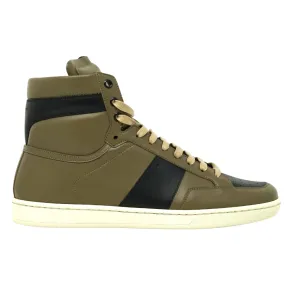 Saint Laurent Green High Top Sneaker