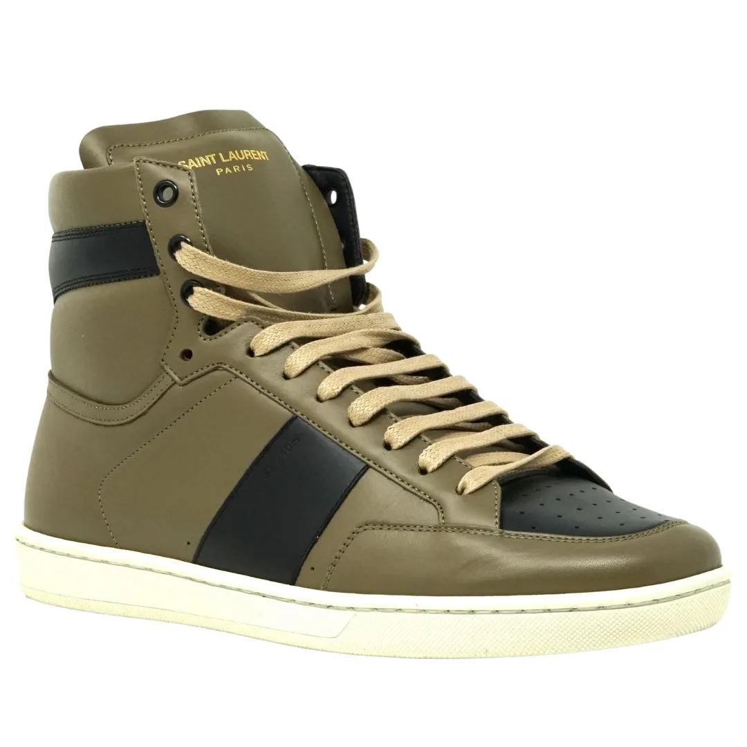 Saint Laurent Green High Top Sneaker