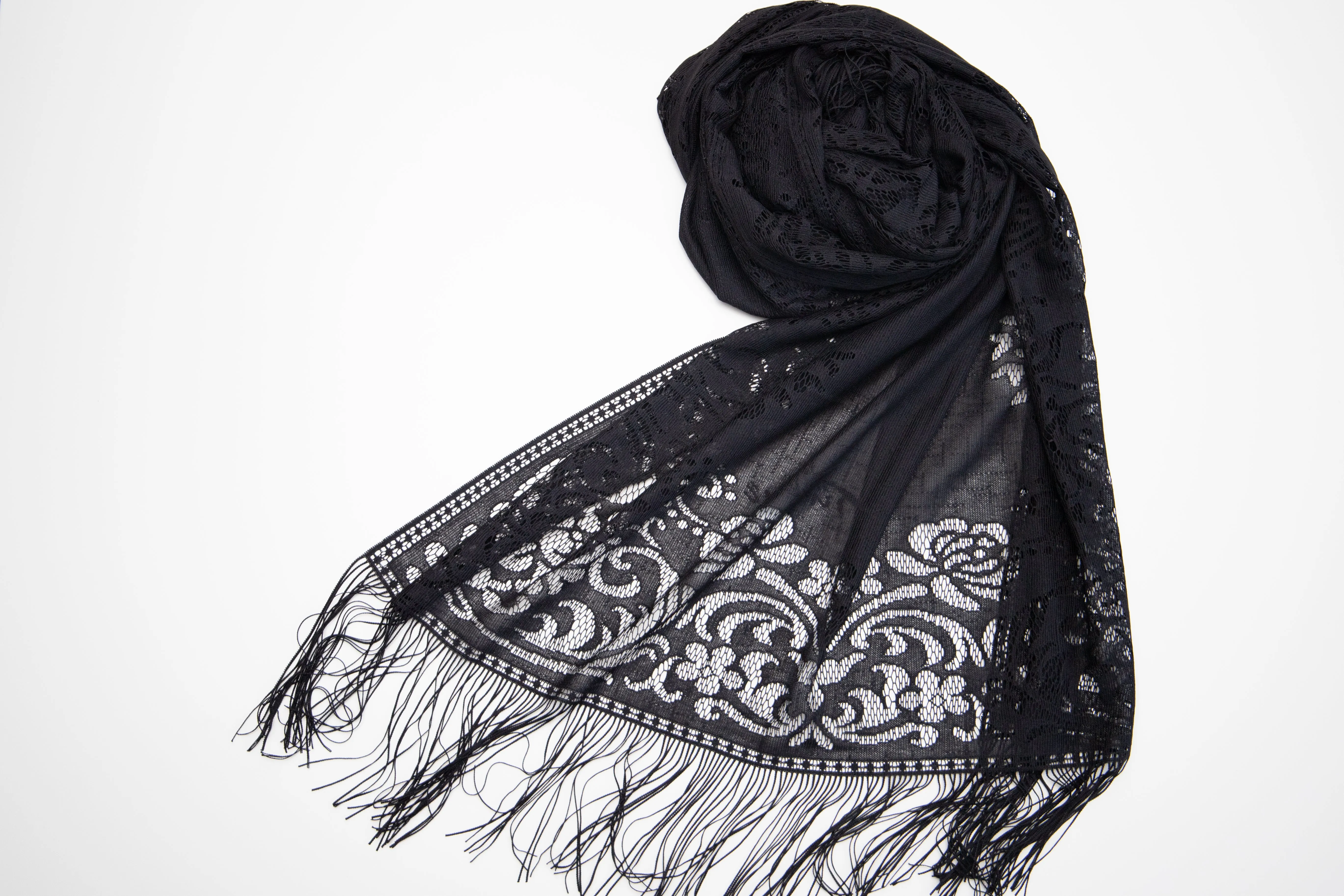 Scarf | Lace | Black