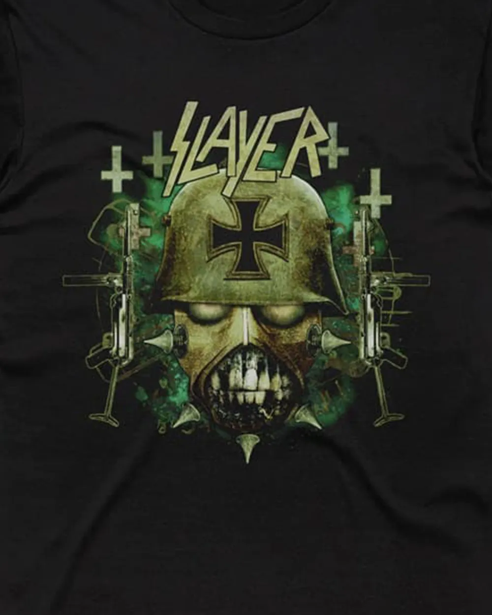 Slayer - Green Skull T-Shirt