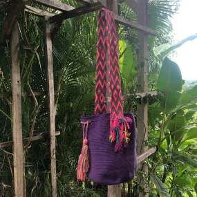 Solid Purple Mochila