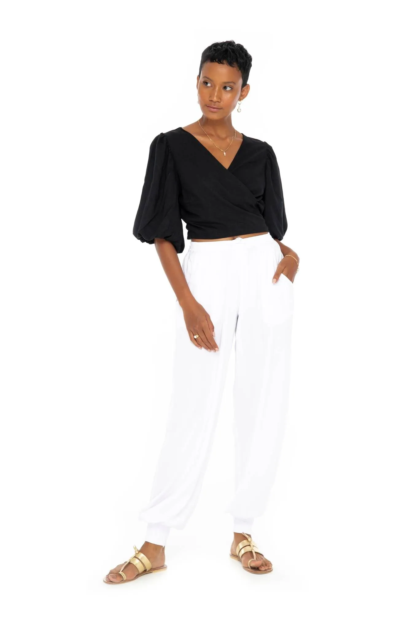 Solids Wrap Tops