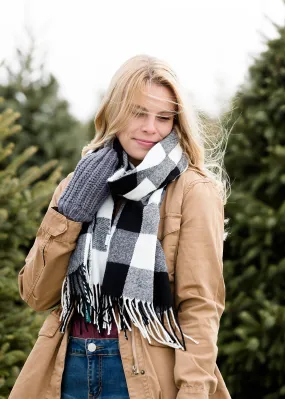 Sota' Clover Buffalo Check Scarf