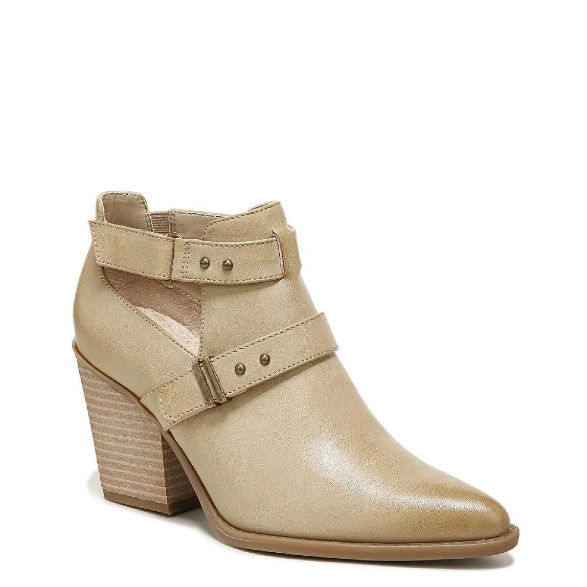 Soul by Naturalizer Womens Matcha Western Belted Ankle Boots