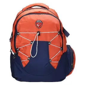 Stag Orange-Blue Backpack / School Bag by President Bags