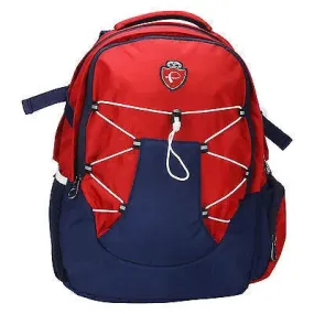 Stag Red-Blue Backpack / School Bag by President Bags