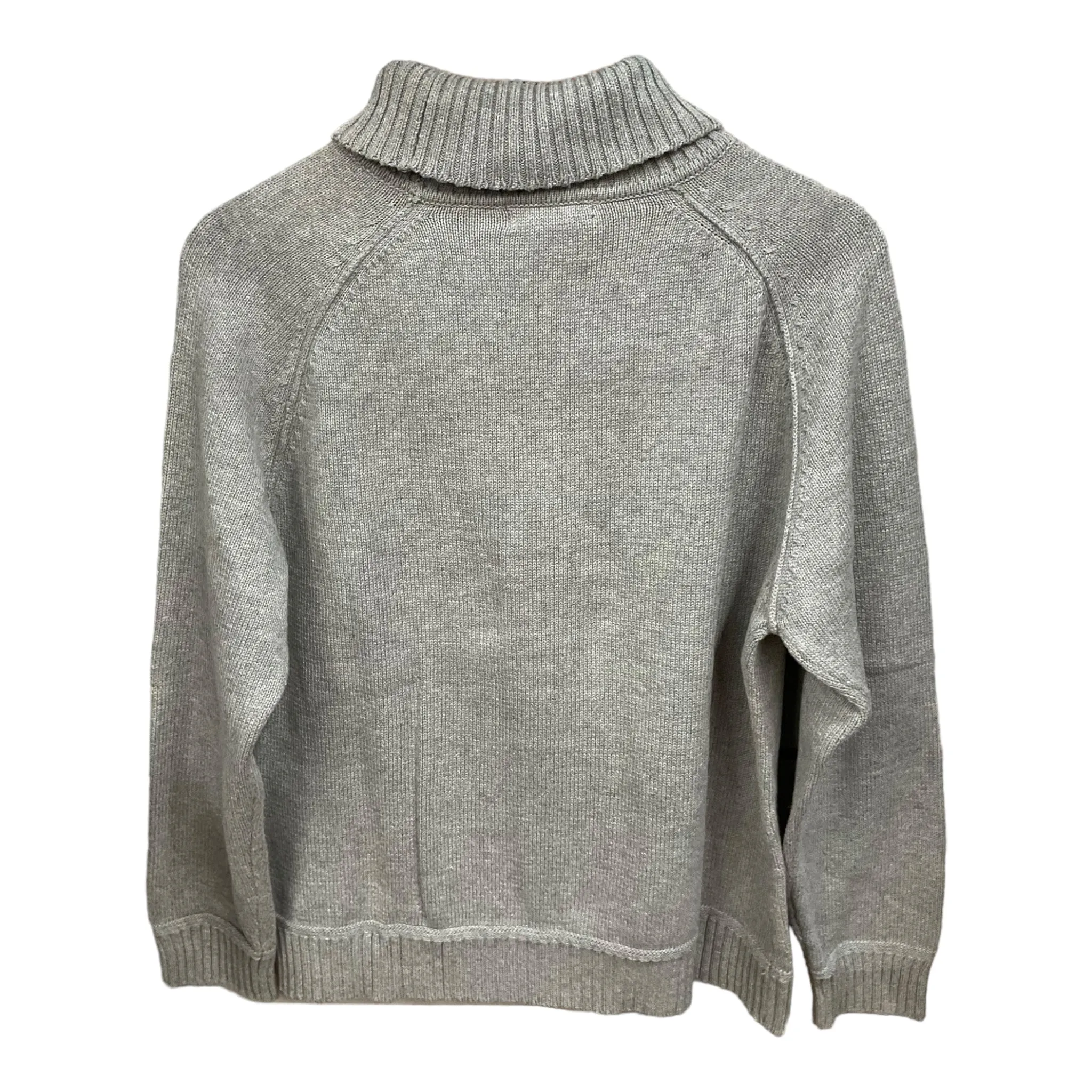 Sweater By Karen Scott In Grey, Size: L