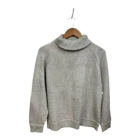 Sweater By Karen Scott In Grey, Size: L