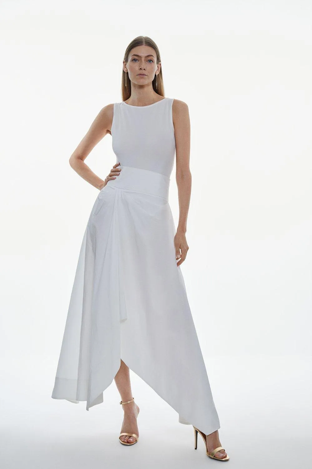 Taffeta Maxi Skirt | Karen Millen