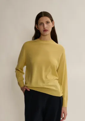 Taro Merino Wool Sweater - Lemon