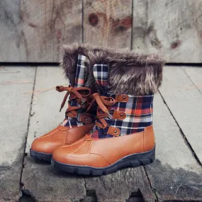 Tartan Flurries Snow Boots