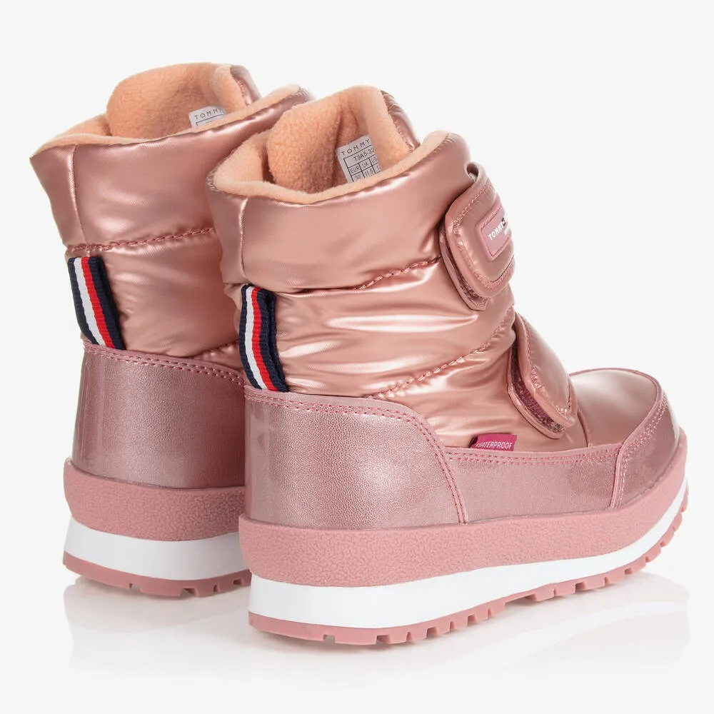 Teen Girls Pink Snow Boots