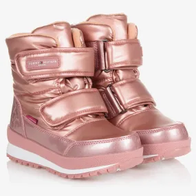 Teen Girls Pink Snow Boots