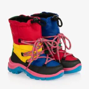 Teen Girls Red Snow Boots