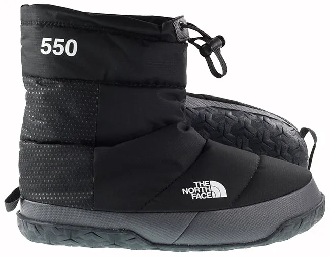 The North Face Boots Womens Nuptse Apres Bootie Black Asphalt Grey