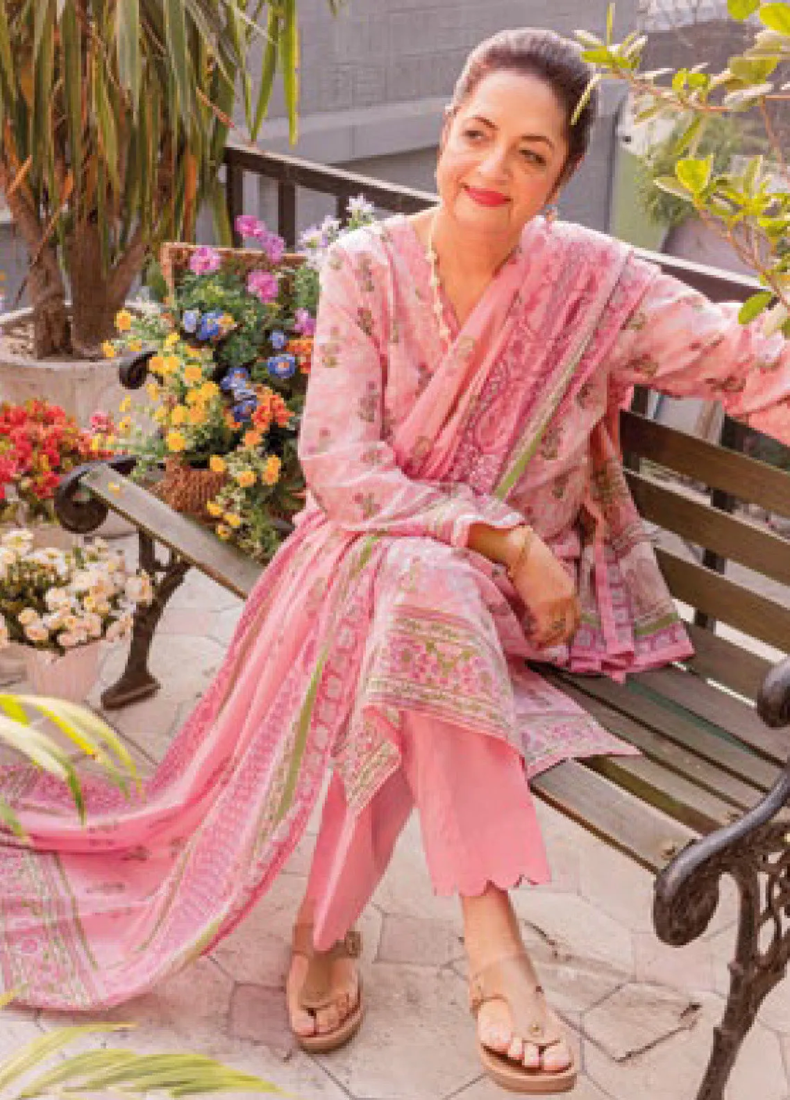 Tribute To Mothers By Gul Ahmed Printed Lawn Unstitched 3 Piece Suit - GA24ML CL-42194 B