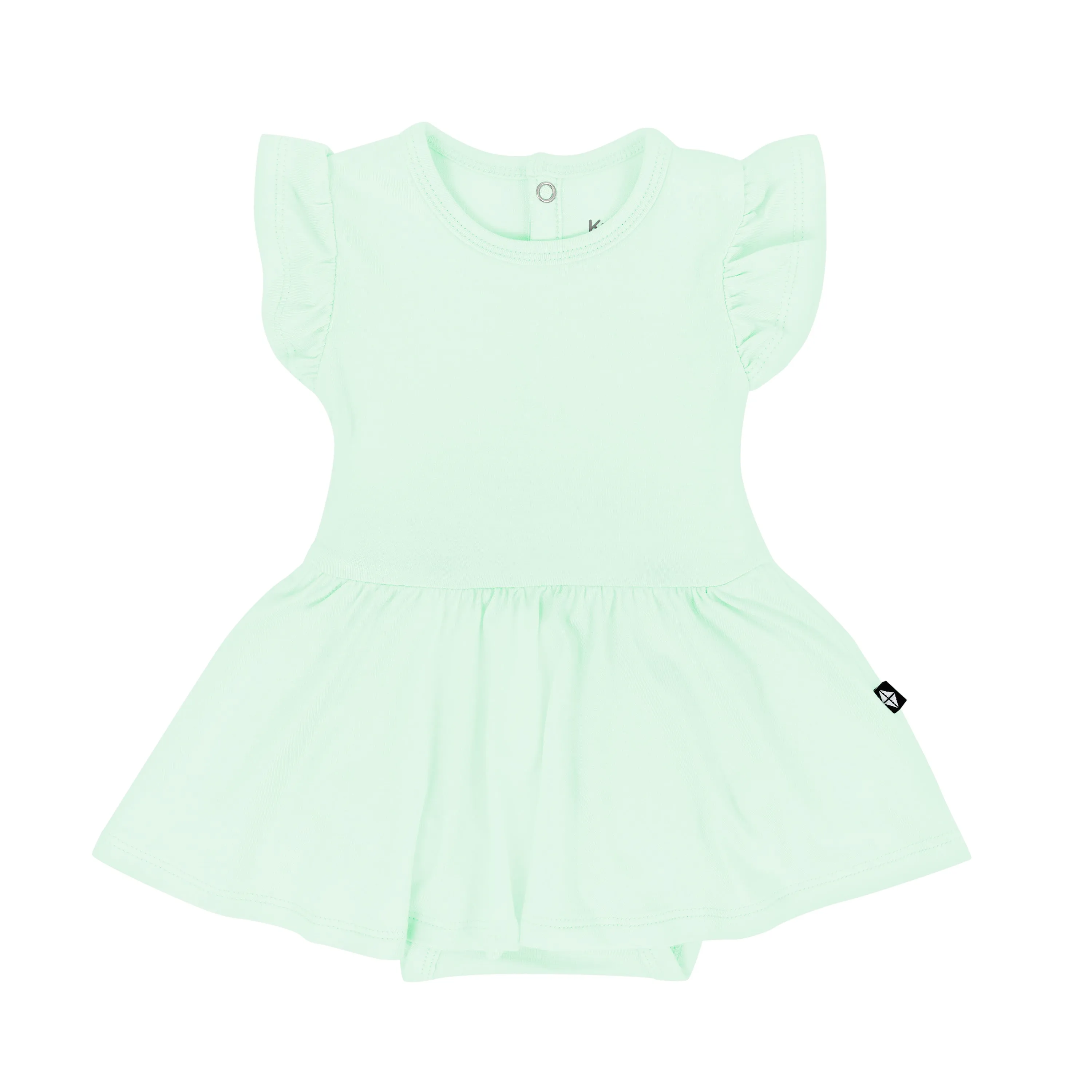 Twirl Bodysuit Dress in Mint