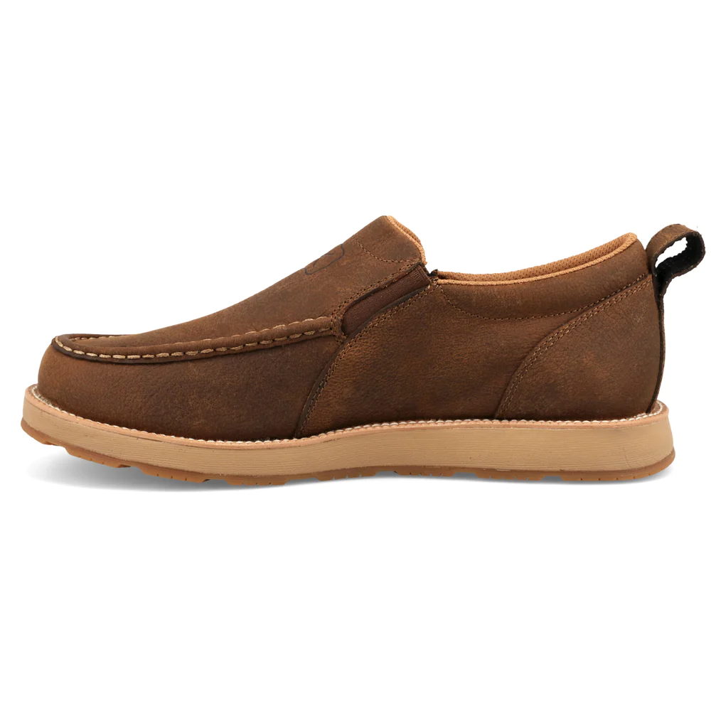 Twisted X Men’s CellStretch Wedge Slip On Shoes- Tawny Brown