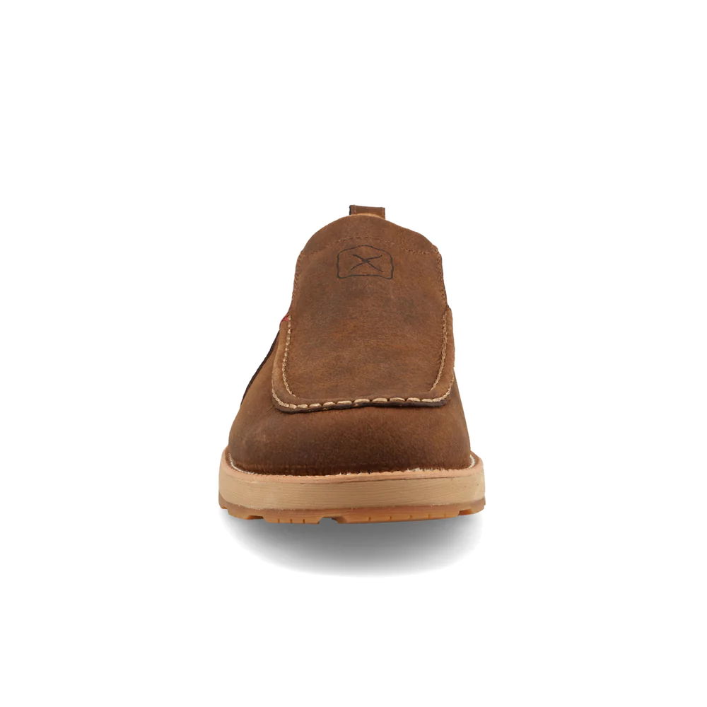 Twisted X Men’s CellStretch Wedge Slip On Shoes- Tawny Brown