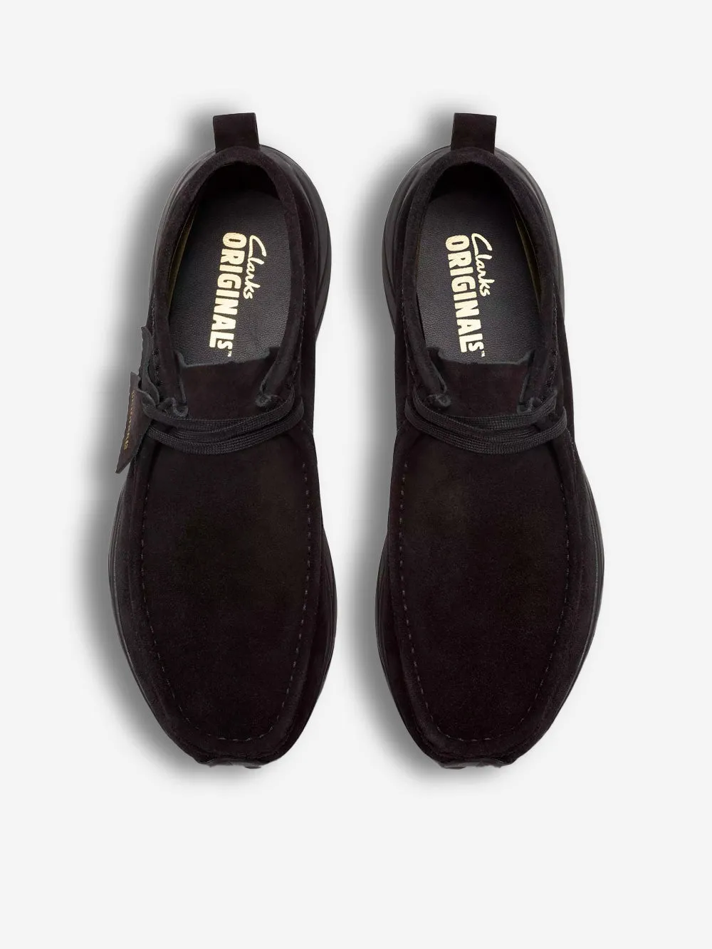 Wallabee Eden suede nero