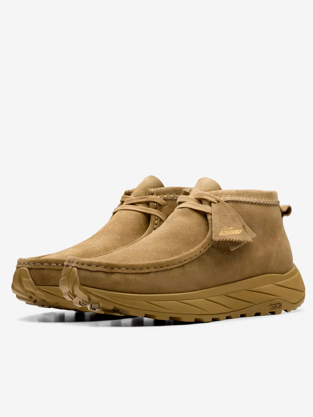 Wallabee Eden suede sabbia